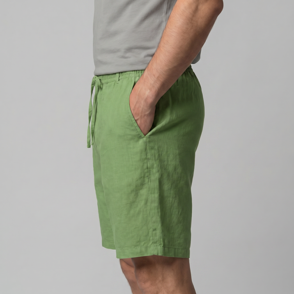 Linen Drawstring Shorts