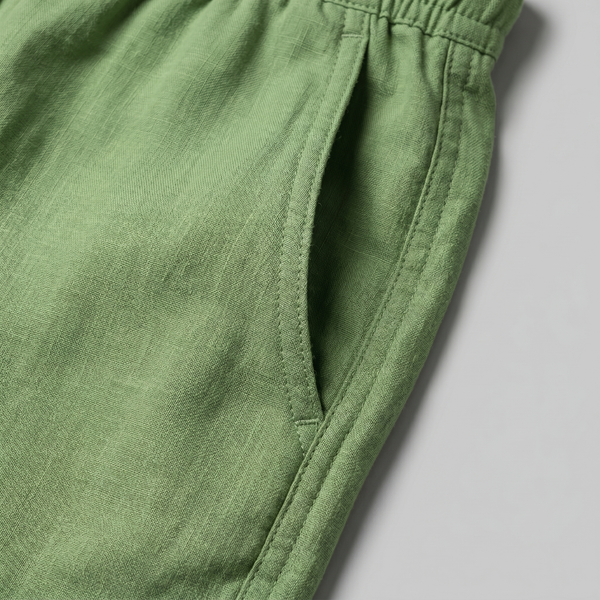 Linen Drawstring Shorts