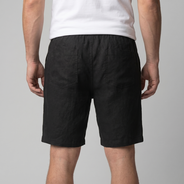 Linen Drawstring Shorts