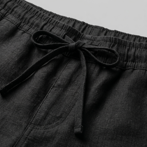 Linen Drawstring Shorts