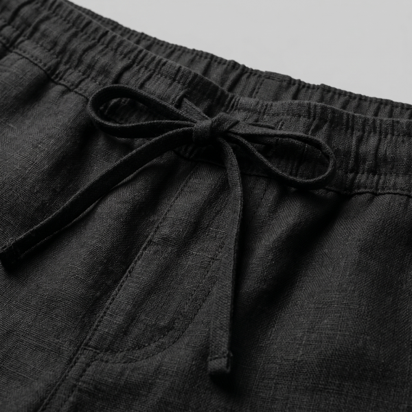 Linen Drawstring Shorts