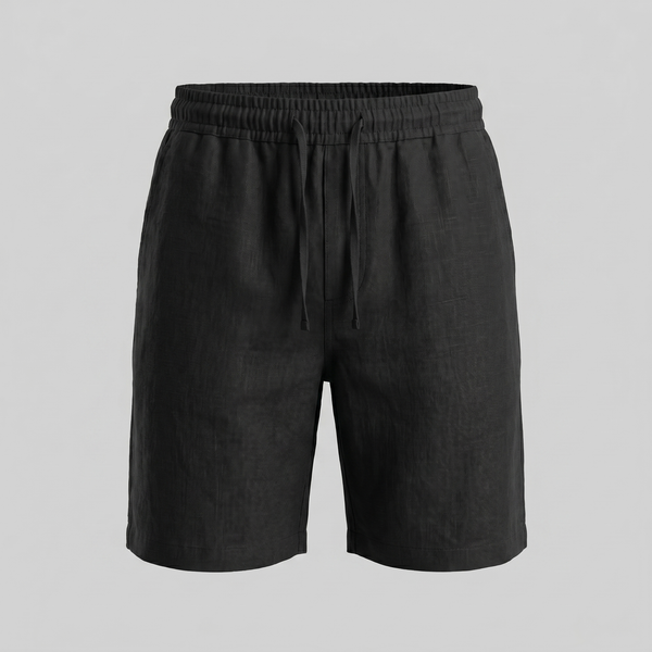 Linen Drawstring Shorts