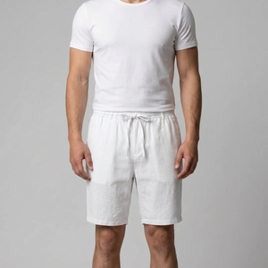 Linen Drawstring Shorts