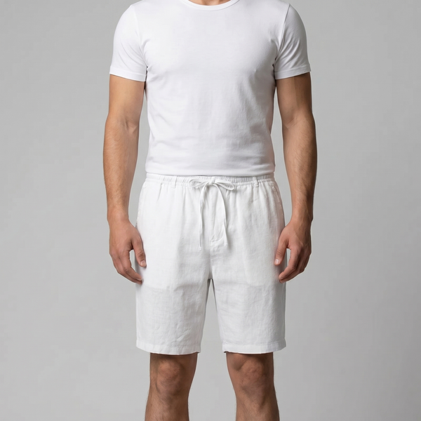 Linen Drawstring Shorts