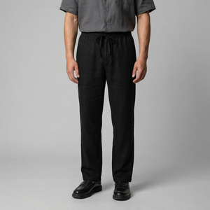 Linen Slim Fit Trousers