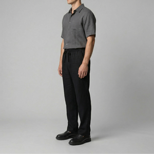 Linen Slim Fit Trousers