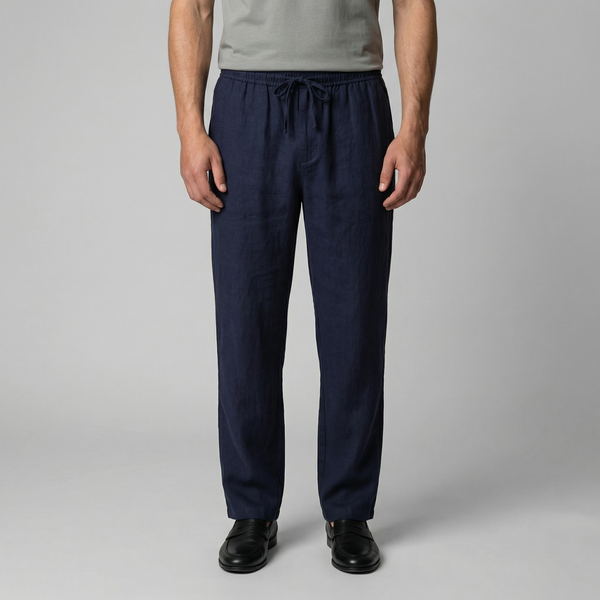 Linen Slim Fit Trousers