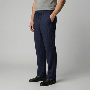 Linen Slim Fit Trousers