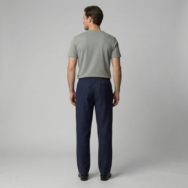 Linen Slim Fit Trousers