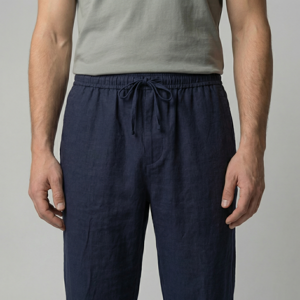 Linen Slim Fit Trousers