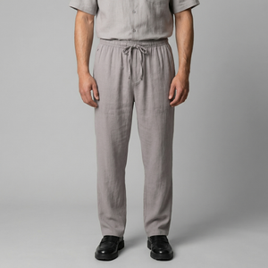 Linen Slim Fit Trousers