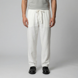 Linen Slim Fit Trousers