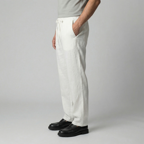 Linen Slim Fit Trousers