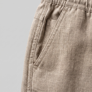 Linen Summer Beach Shorts