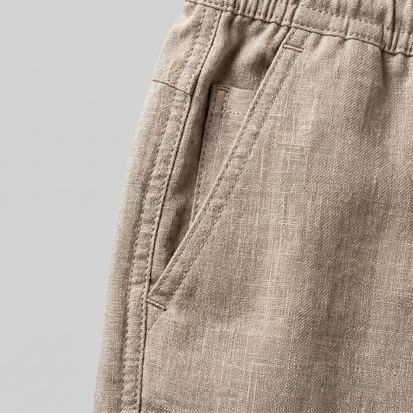 Linen Summer Beach Shorts