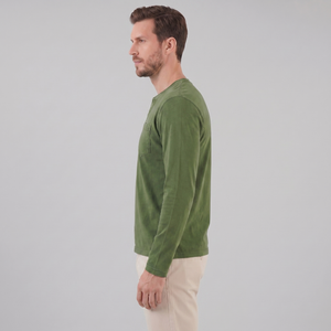 Long Sleeve Henley Shirt