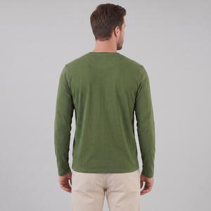 Long Sleeve Henley Shirt