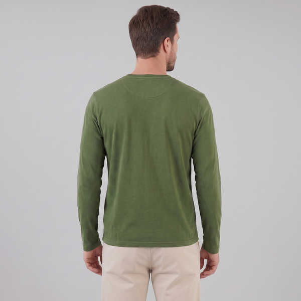 Long Sleeve Henley Shirt