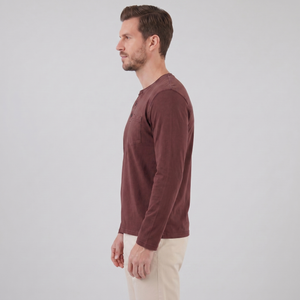 Long Sleeve Henley Shirt