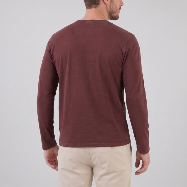 Long Sleeve Henley Shirt