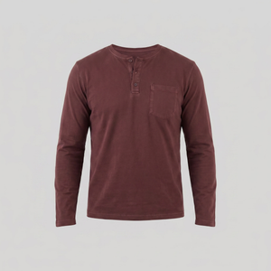 Long Sleeve Henley Shirt