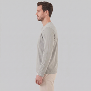 Long Sleeve Henley Shirt