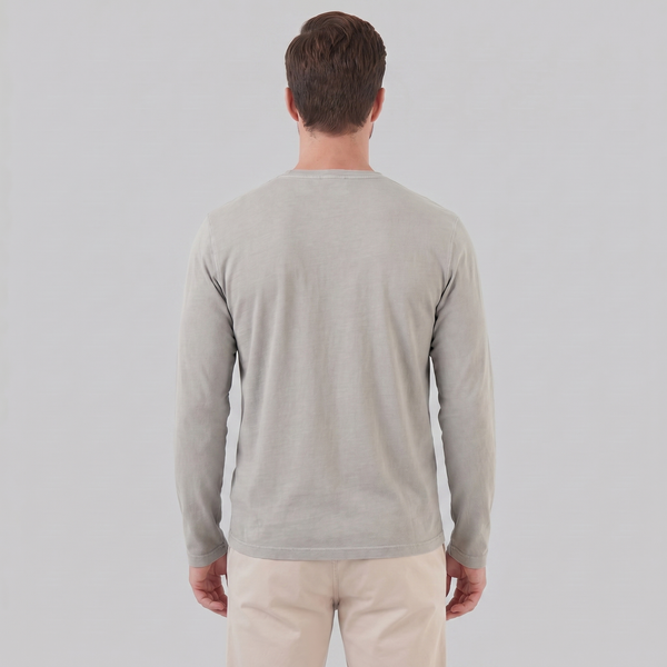 Long Sleeve Henley Shirt