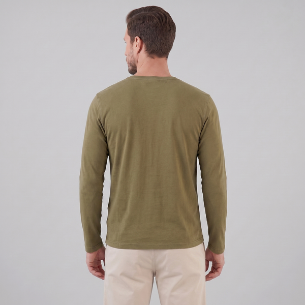 Long Sleeve Henley Shirt