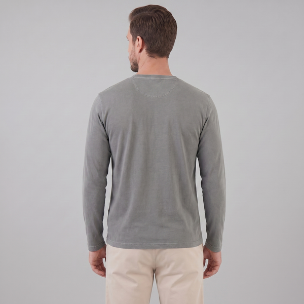 Long Sleeve Henley Shirt