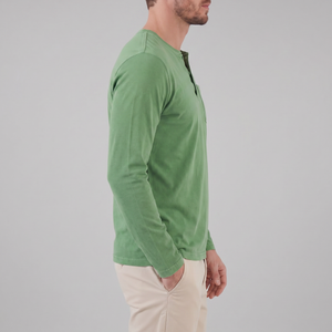 Long Sleeve Henley Shirt