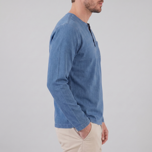 Long Sleeve Henley Shirt