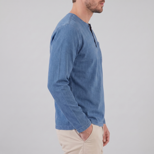 Long Sleeve Henley Shirt