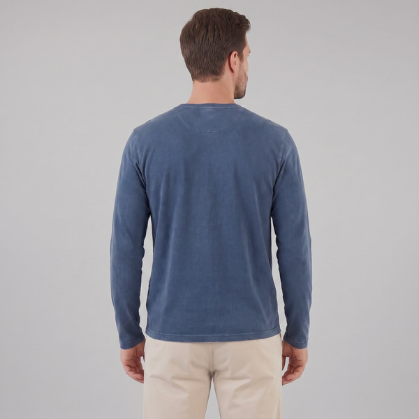 Long Sleeve Henley Shirt
