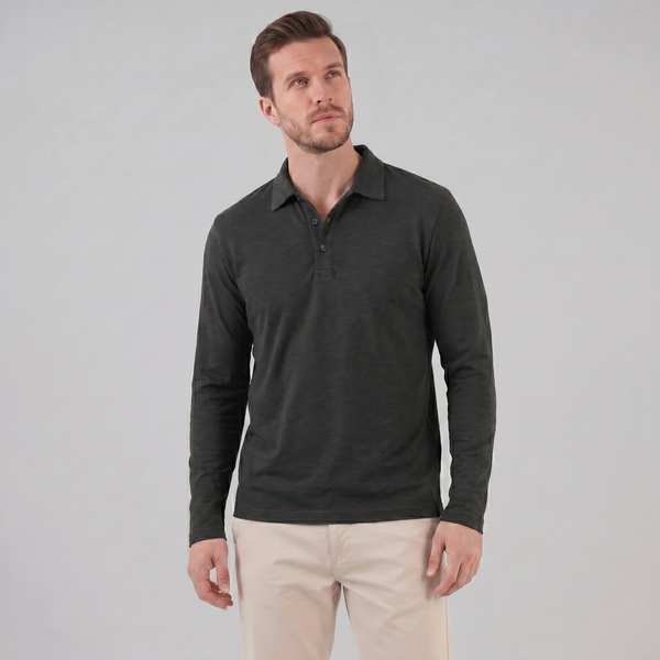 Long Sleeve Polo Shirt