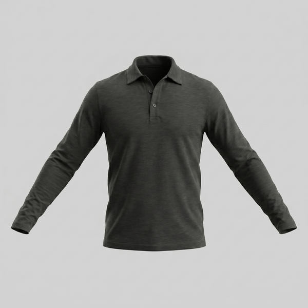 Long Sleeve Polo Shirt