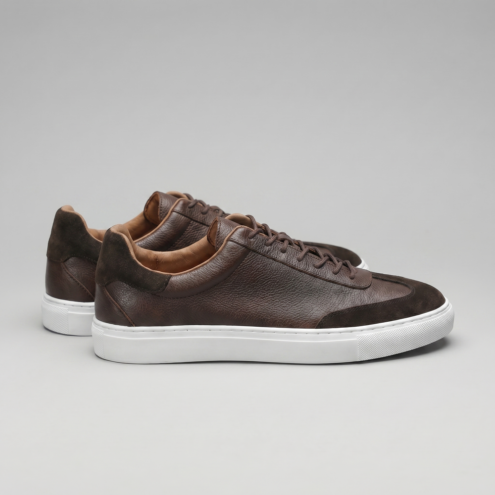 Low-Top Leather Sneakers