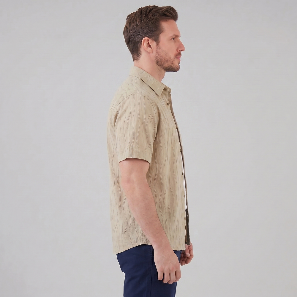 Minimalist Wave Summer Shirt