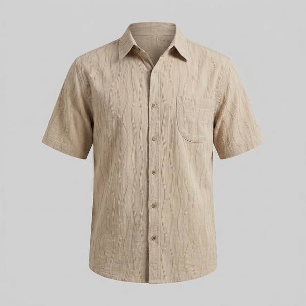 Minimalist Wave Summer Shirt
