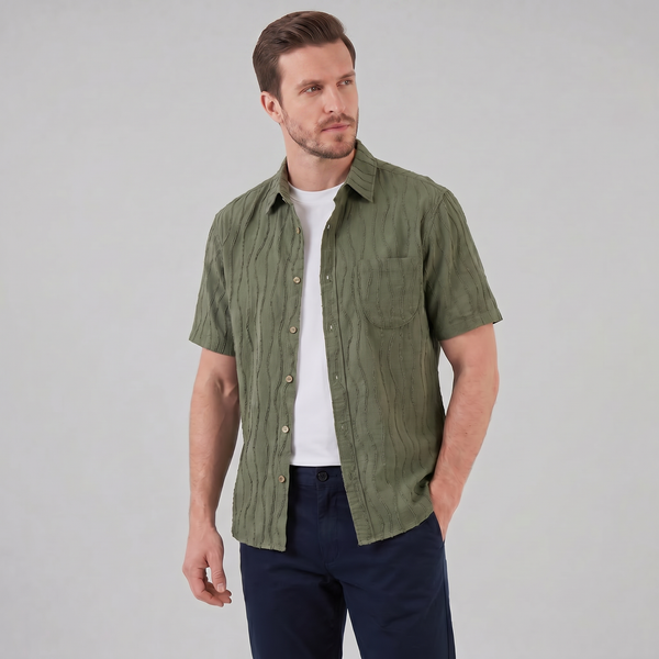 Minimalist Wave Summer Shirt