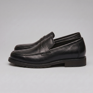 Penny Loafers With Brogue Details