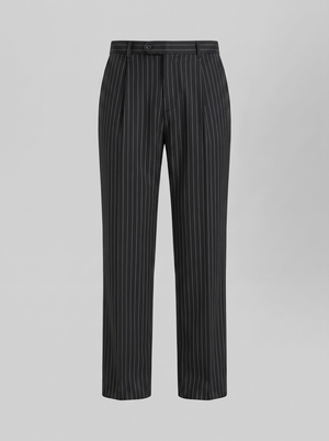 Pinstripe Wide Leg Trousers