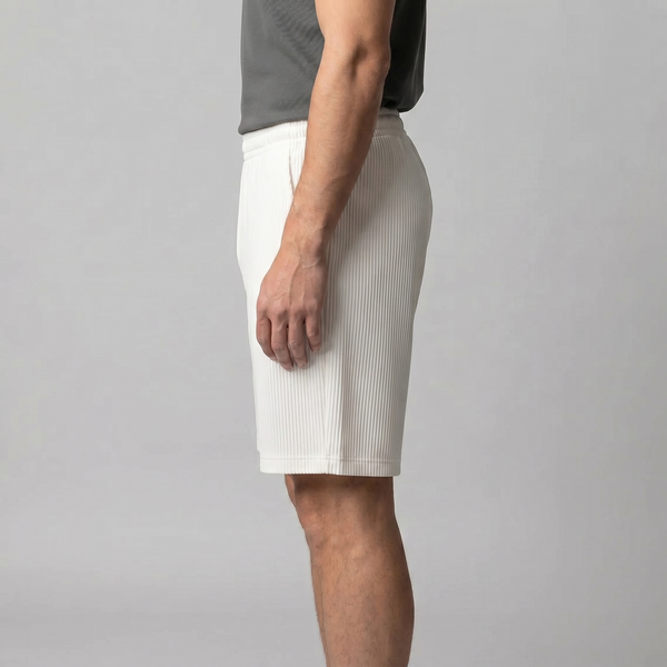 Pleated Relaxed Fit Shorts