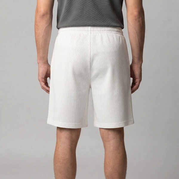 Pleated Relaxed Fit Shorts