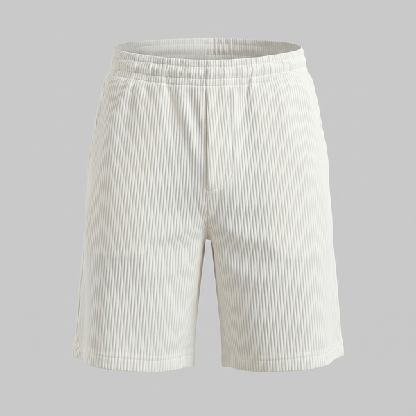 Pleated Relaxed Fit Shorts