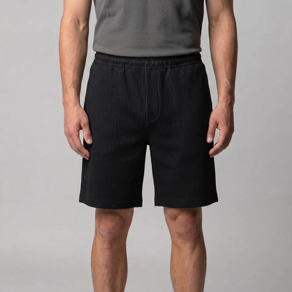 Pleated Relaxed Fit Shorts