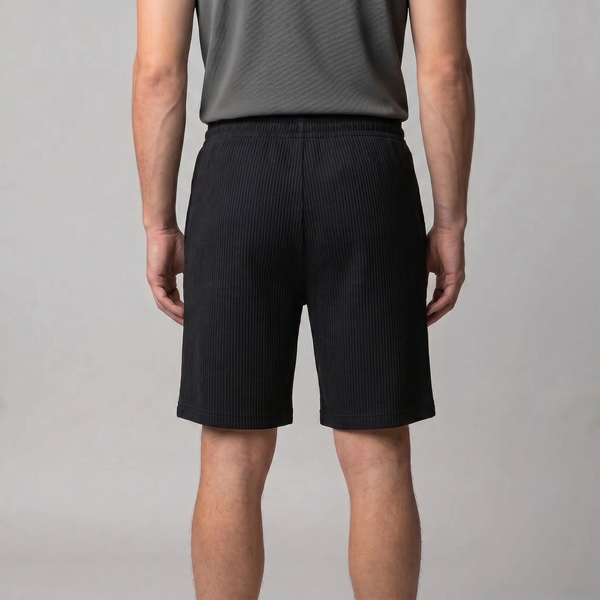 Pleated Relaxed Fit Shorts