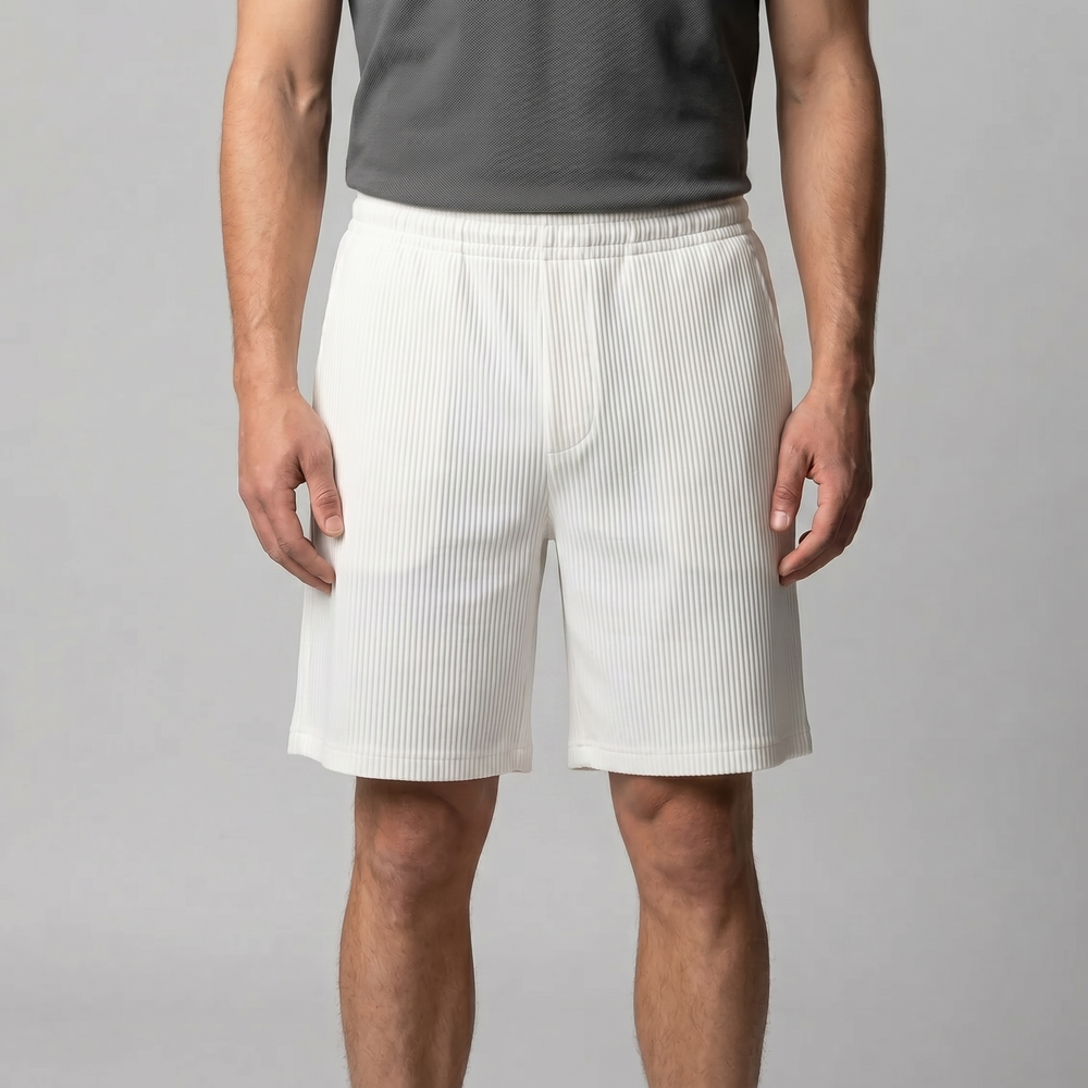 Pleated Relaxed Fit Shorts