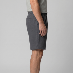 Pleated Tailored Chino Shorts