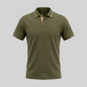 Polo Shirt With Contrast Trim