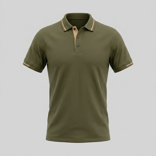 Polo Shirt With Contrast Trim